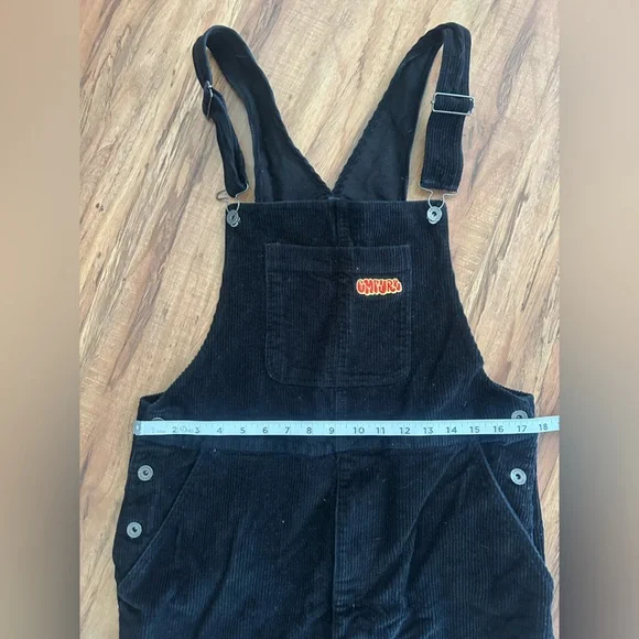 Emprye Relax Corduroy Overalls Black Unisex Size M - Picture 8 of 11